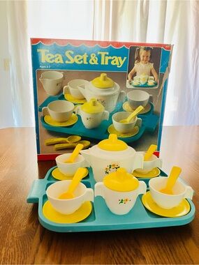 RARE Vintage 1982 Fisher-Price Tea Set | Complete with Box
